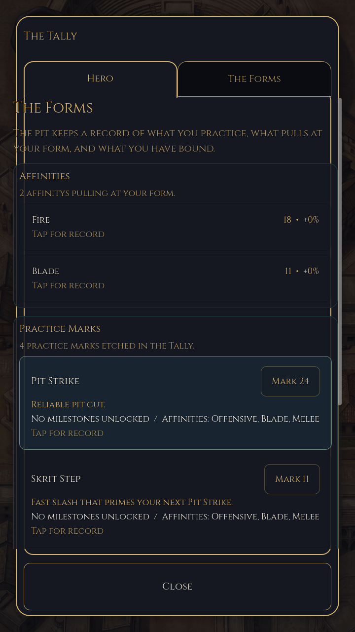 Folio grimoire screenshot